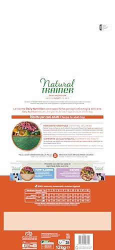 Natural Trainer Medium Cibo per Cani Adulti con Manzo - 12kg - Immagine 2