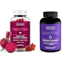 WellPath Beet Root Gummies Sugar Free - Blueberry Flavor 1500 mg for Blood Pressure Support and Soothe Cortisol Manager for Women with KSM-66 Ashwagandha & L-Theanine