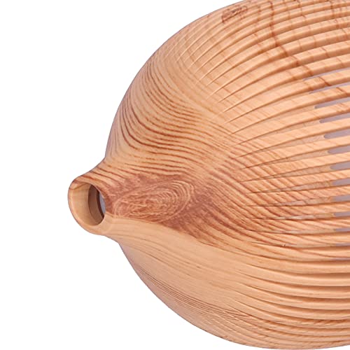 Difusor de aire silencioso de 200 ml y grano de madera con conexion USB 8
