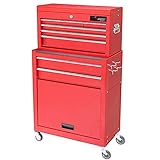 Duty Japan® コンパクト収納型チェスト&キャビネット (レッド) ☆コンパクトキャビネットR