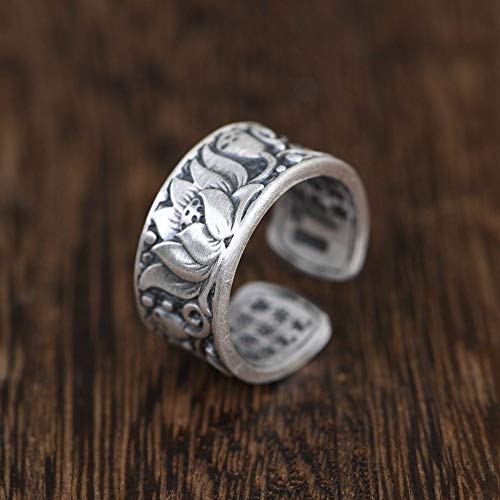 Bague Heart Sutra S925 argent fin ajustable pour femme éclat éternel