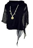 Size:40 Super dünner Poncho für den perfekten Elfen-Lagenlook
