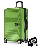 MITTELGROSSER ROLLKOFFER: Mit seinen 68 x 45 x 25 cm ist der Trolley ideal für den Kurzurlaub oder Geschäftsreisen geeignet. MEHR GEPÄCK: Verstärkte Koffererweiterung von 8 cm lässt den Koffer auf 68 x 45 x 33 cm/max. 88 Liter wachsen.