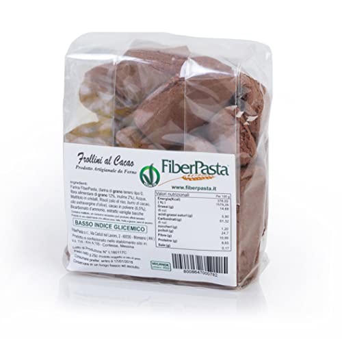 Fiberpasta Frollini Al Cacao A Basso Indice Glicemico Da 250 G