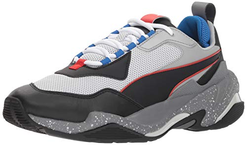 PUMA mens Thunder Sneaker, Gray Violet-puma Black-quiet Shade, 10.5 US
