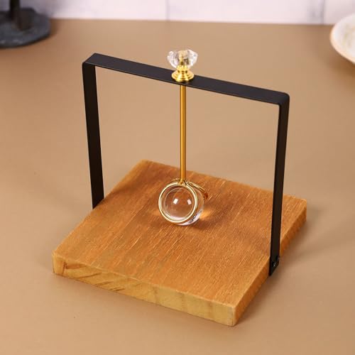 Sujetador de servilletas de madera premium con base estable para encimeras exigentes 4