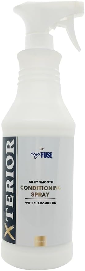 Xterior Conditioning Spray for Horses: The Ultimate Equine Leave-in Conditioner | Reduce Grooming Time, Promote Shine | Hydrates All Breeds, 32 Oz