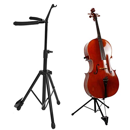 Celloständer, Stabil Faltbar Langlebige Stativhalterung Zubehör für Musikinstrumente FL‑14 Cover