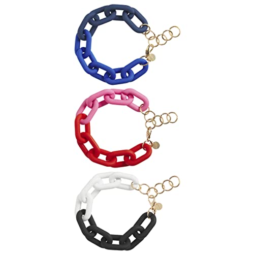 Mud Pie Women's Link Bracelet, Blue, One Size #TOP1