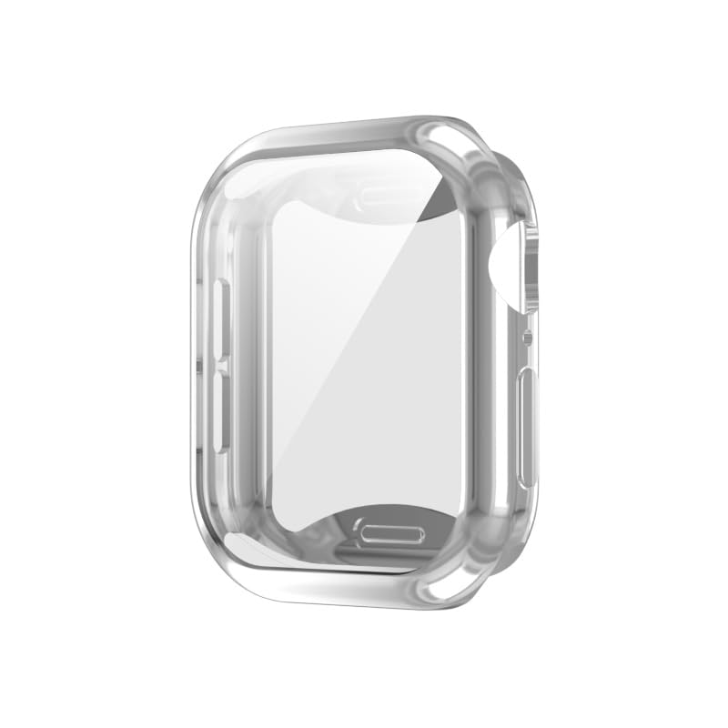 Coque Apple Watch 10 46mm AKABEILA argent avec protection écran pc ultra fine
