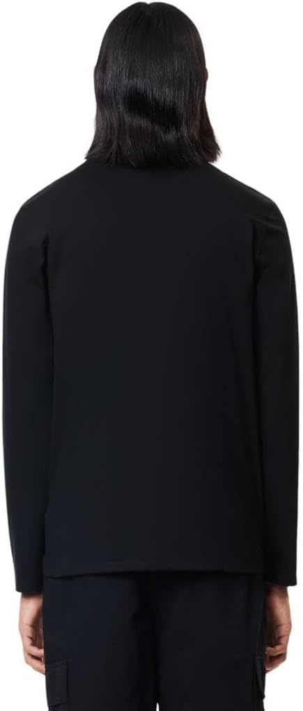 Lacoste Men's Long Sleeve Lightweight Cotton Pima V-Neck T-Shirt