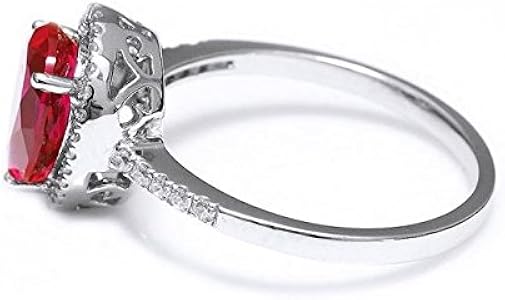 Amazon | (ビジューフォーユー) bijoux4u ピジョンブラッドルビー  