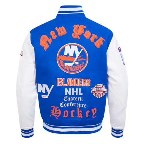 Image of Pro Standard Mens NHL Old English Varsity Jacket
