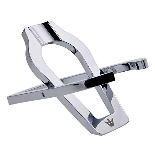 The Khan Outdoor & Lifestyle Company Portapipe/Supporto per Pipe/Poggiapipe in Acciaio Inossidabile, per Una Pipa, Pieghevole, MOD. 11876