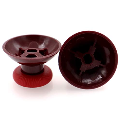 Image of Deal4GO 2-Pack OEM Thumbsticks Concave Analog Replacement for Xbox one Controller Joystick Thumb Grips (Red)