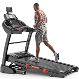 4.5HP Folding Treadmill for Home with 15 Levels Auto Incline, 300LB Capacity, 10MPH Speed Controls, App Control, New Version, Black