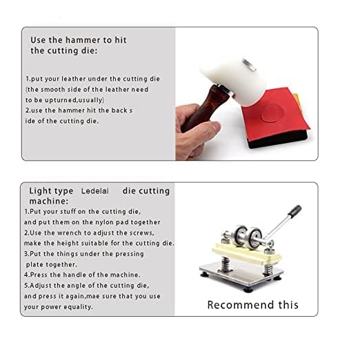 Okjew Molde de corte redondo de liga de aço para papelão, couro, PVC, tecido, bom ajudante para arte