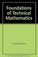 Foundations of Technical Mathematics 0471217743 Book Cover