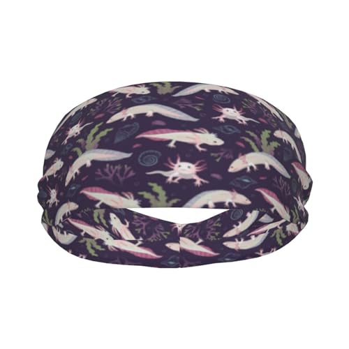 Sports Sweatband Head Bands for Women Men Sweat-Absorbing Headbands
