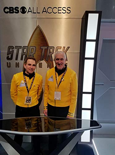 Partyever Trek Discovery Commander Uniform Jacket 2019 New Starfleet Uss Captain Pike Cosplay Costume Halloween Men's Outfit (Large) #TOP4