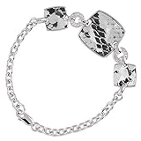 Gewicht : ca. 19 g s.Oliver Armband PYTHON echt Silber 925 Sterling mit Zirkonia 19 cm lang