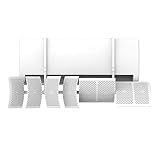 Air Deflector for Window Ac Unit, Vent Deflectors, Strong Load-bearing Capacity, Freely Adjust Wind Direction, for All Seasons(30cm/12in)
