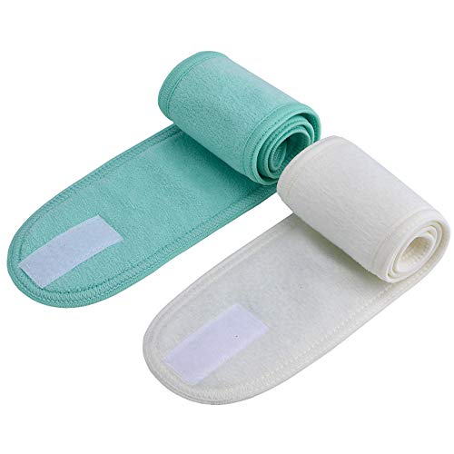 2 Pcs Facial Headband Make Up Wrap Head