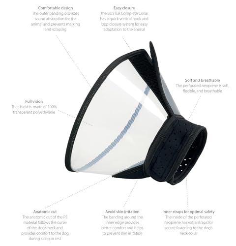 Kruuse Buster Complete Collar - Dog Recovery Collar - 5 sztuk - 30 cm