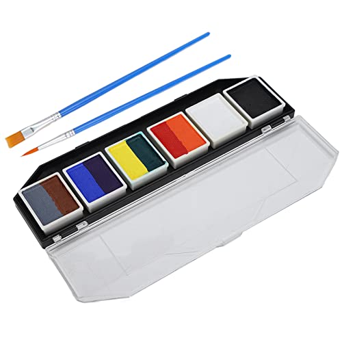 Tintas Faciais, Kit De Pintura Facial Hipoalergênica Segura Para Festas De Cosplay De Halloween