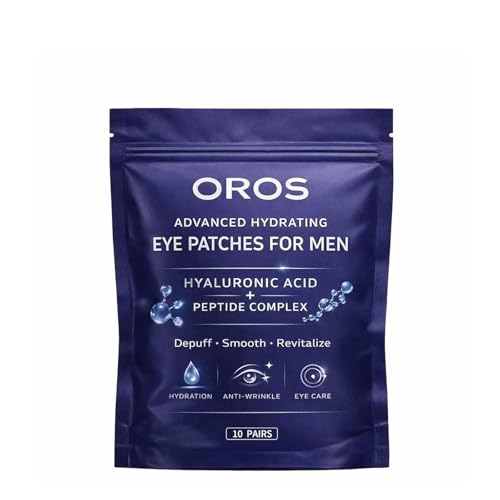 nutracifica OROS Eye Patches for Men Hyaluronic Acid & Peptides 10 Pieces