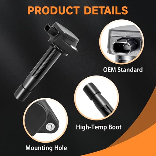 image for Motorevo Ignition Coil Pack and Iridium Spark Plugs Set of 6 Compatibl