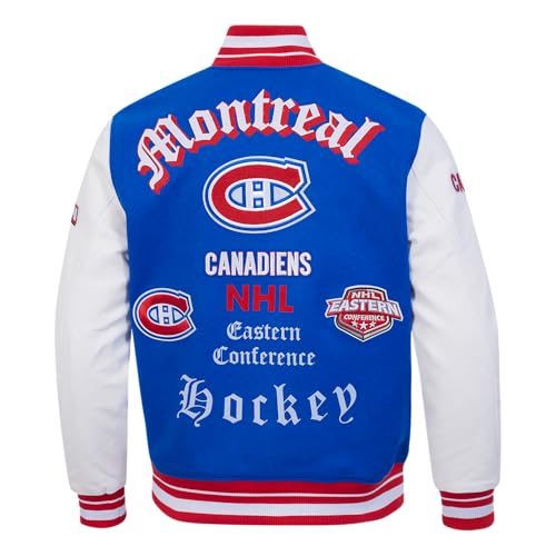 Image of Pro Standard Mens NHL Old English Varsity Jacket