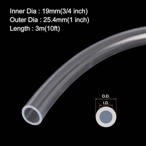 Tubo de PVC transparente flexible de 19 mm contra obstrucciones en bombas 3