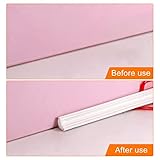 sourcing map Flexible Wall Trim Molding Trim, 1/2 in x 10 Ft Wall Edging Strip Self Adhesive Caulk Tape Sealant Strip for Tile Edge, Cabinet Edge, Baseboard, Mirror Frame, Brown - Image 6