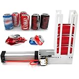 Trituradora de latas neumática para reciclar refrescos, latas de cerveza y botellas de plástico