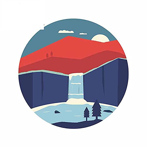 13cmx12.6cm for Cascade Outdoors Motorcycle Vinyl Car Sticker Waterproof Body Car Scratch