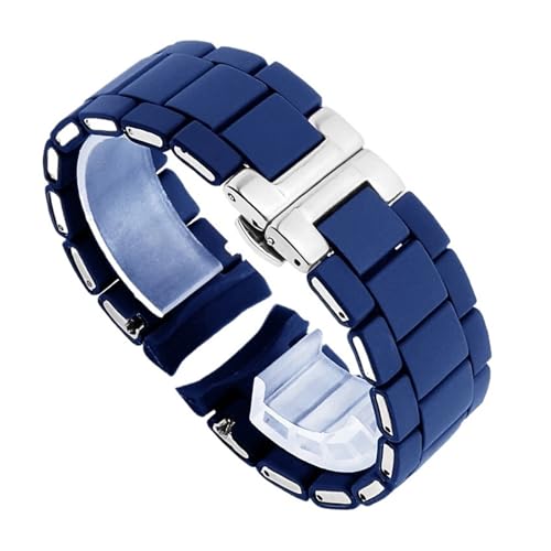 Bracelet en acier et caoutchouc pour montre Armani AR5905 AR5906 AR5919