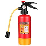 Hemoton Fire Extinguisher Funny Realistic Fireman Firefighter Extinguisher Squirters Toys for Kids Swimming Pool Summer Beach Water Fighting Play Cosplay Props