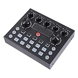 Vaguelly Titel Professionelle Live-soundkarte Mit Farbwechsel Für Handy Und Computer Stimmenverzerrer Für Erwachsene Einfach Zu Bedienen Elektronische Klänge Für Und Musikmixing