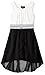 Amy Byer Big Girls' Sleeveless Ruffle Front Hi Lo Dress