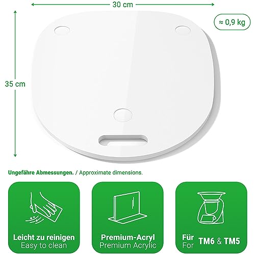Gleitbrett für Thermomix TM6 und TM5 Stabil und rutschfest
