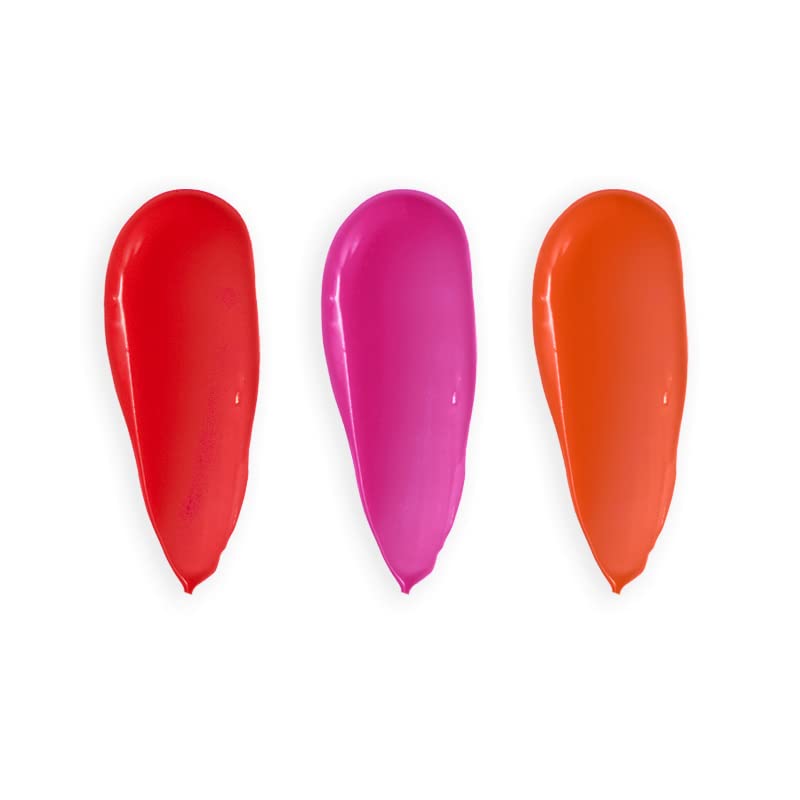 Profusion Cosmetics Lip Trio Hydrating Lip Gloss with High Shine Finish for All Skin Types Achieve Luscious Lip with Bold and Nourishing Lip Gloss Set - Image 3