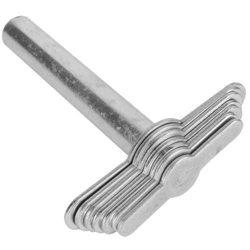 Beufee - 7Pcs Cork Rubber Stopper Borer Tool, Manual Rubber Stopper Hole Punch Rubber Stopper Hole Cutter Cork Borer Set for Laboratory Drilling Tool - -21%