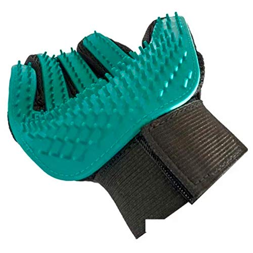 Luva Magnética Removedora de Pelos para Cães e Gatos Verde