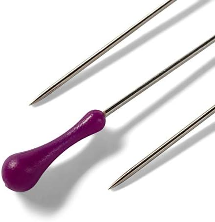 Prym Grasp Pins, Metal, Purple, 9.3 x 6.7 x 1.5 cm