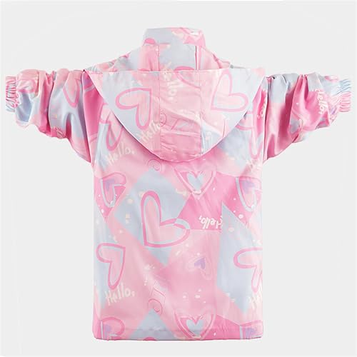 Betusline Girls' Ski Jacket 3 in 1 Winter Jacket Waterproof Shell with Polar Fleece Coat, 2-12 Years4