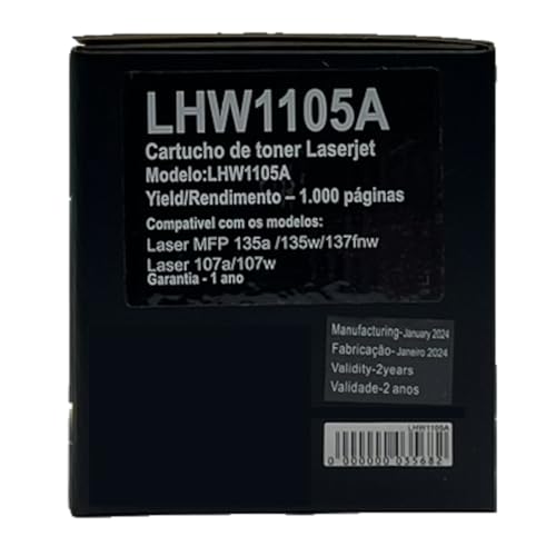 Toner Compatível para HP 105a 107a 107w 135a W1105a com Chip