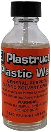 Plastruct Plastic Weld w/applicator 2oz Bottle