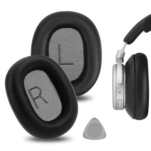 Geekria Elite Sheepskin Replacement Ear Pads for Bang & Olufsen Beoplay H100 Headphones Ear Cushions, Repair Parts (Infinite Black)