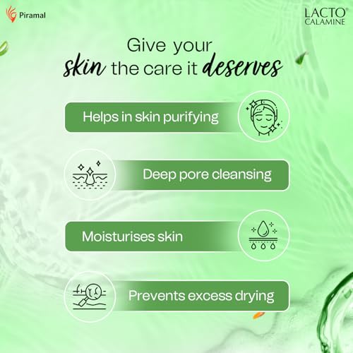 Image of Lacto Calamine Neem Face Wash With Aloe Vera & Turmeric | 150ml - Pack of 3 | Niacinamide & Salicylic Acid Face Wash | Facewash Reduces Pimples, Purifies Skin & Oil Control | For All Skin Types